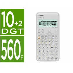 Calculadora casio fx-570spx ii classwiz cientifica 576 funciones 9 memorias 15+10+2 digitos codigo qr con tapa 155200-FX-570SPX