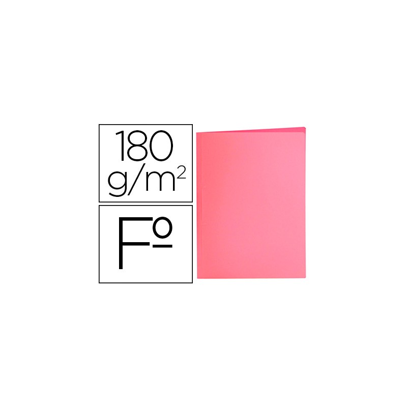 Subcarpeta liderpapel folio rosa pastel 180g/m2 10432-SC39