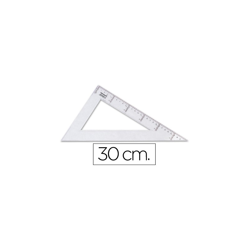 Cartabon liderpapel 30 cm plastico cristal 20435-RN07