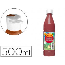 Tempera liquida jovi escolar 500 ml marron 20116-50612