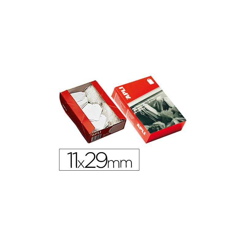 Etiquetas colgantes 385 11 x 29 mm -caja de 1000 3163-385