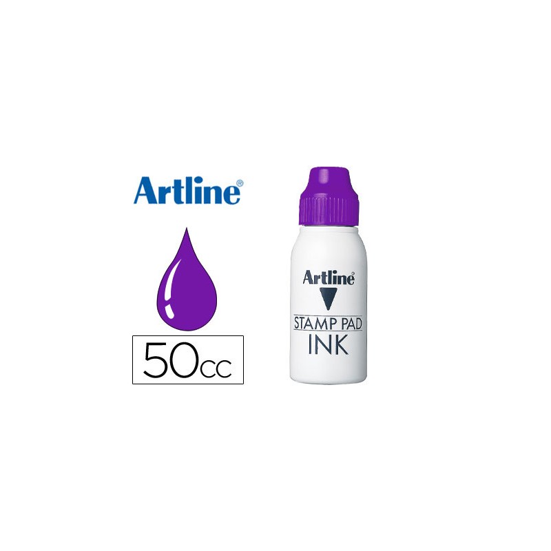 Tinta tampon artline violeta -frasco de 50 cc 11010-50 CC-VI