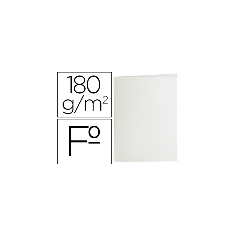 Subcarpeta liderpapel folio blanco 180g/m2 10428-SC36