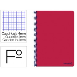 Cuaderno espiral liderpapel folio write tapa blanda 80h 60gr