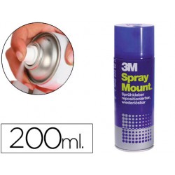 Pegamento scotch spray mount 200 ml adhesivo reposicionable por
