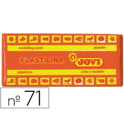 Plastilina jovi 71 naranja -unidad -tamaño mediano 22140-71-04