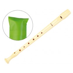 Flauta hohner plastico 9508 -funda verde 18829-9508