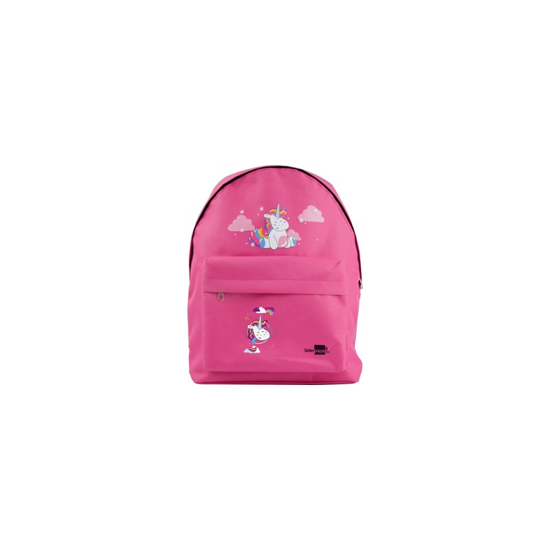 Cartera escolar liderpapel mochila unicornio color rosa