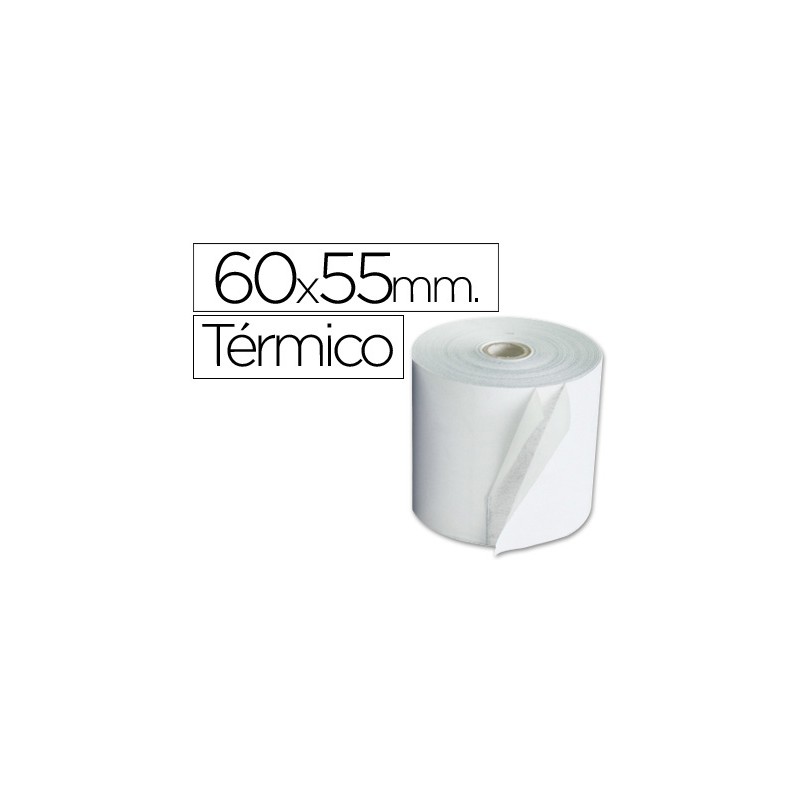 Rollo sumadora termico 60 mm ancho x 55 mm diametro 39292-2363