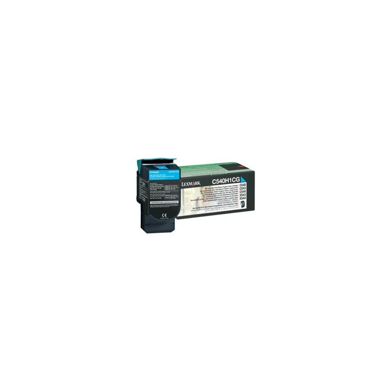 Toner lexmark bc c540/43/44 x543 cian capacidad 2000 pag