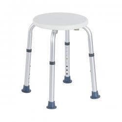 Cheap aluminum shower stool | Adjustable in height
