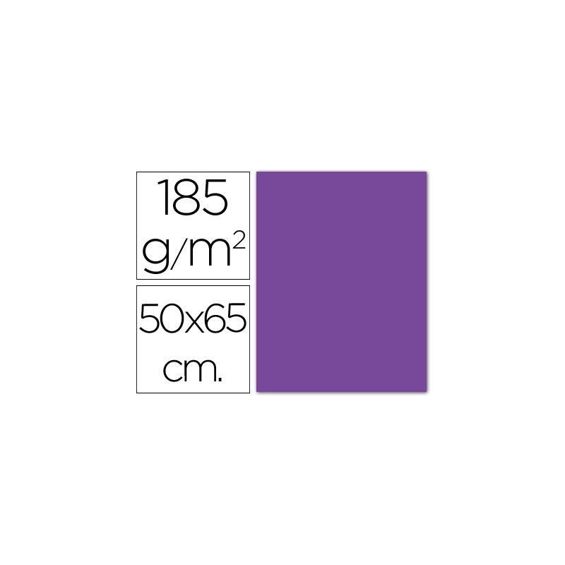 Cartulina guarro violeta -50x65 cm -185 gr 21030-200040231