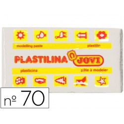 Plastilina jovi 70 blanca -unidad -tamaño pequeño 22121-70-01