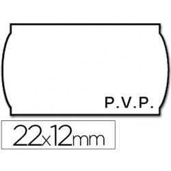 Etiquetas meto onduladas 22 x 12 mm pvp bl. adh 2 -rollo 1500