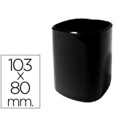 Cubilete portalapices 102-n plastico negro 103x80 mm 20347-102-N