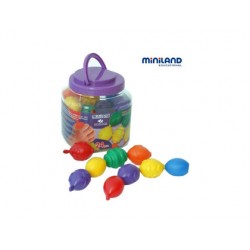 Juego miniland maxichain 4 cuentas colores surtidos 68460-27361