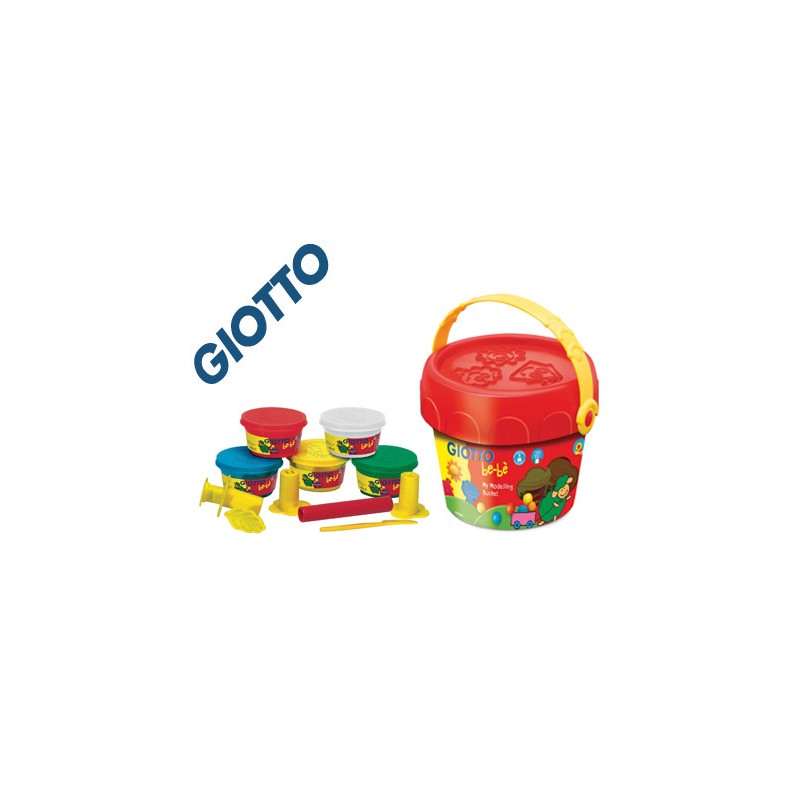 Pasta giotto bebe para modelar cubo maxi con accesorios