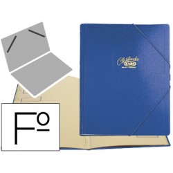 Carpeta clasificador carton compacto saro folio azul -12