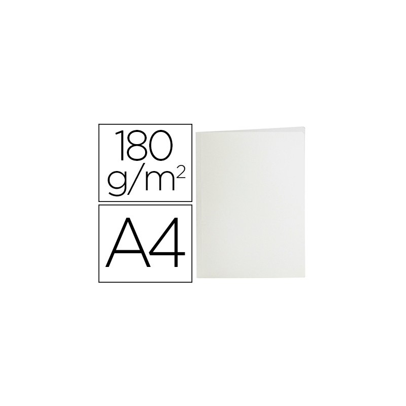 Subcarpeta liderpapel a4 blanco 180g/m2 10419-SC29