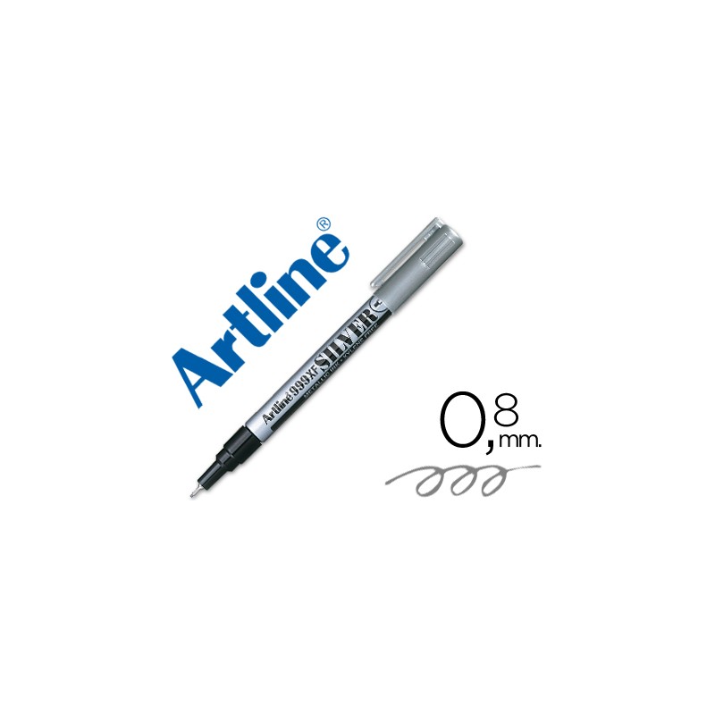 Rotulador artline marcador permanente tinta metalica ek-999