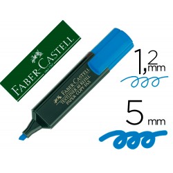 Rotulador faber fluorescente 48-51 azul 9607-48-51 / 154851