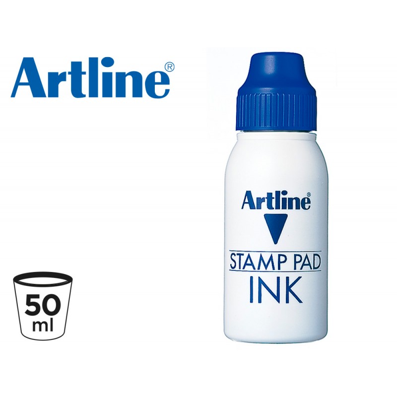 Tinta tampon artline azul -frasco de 50 cc 11006-50 CC-A