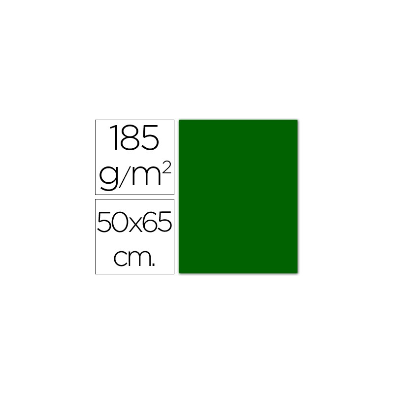 Cartulina guarro verde billar -50x65 cm -185 gr 12671-200040238