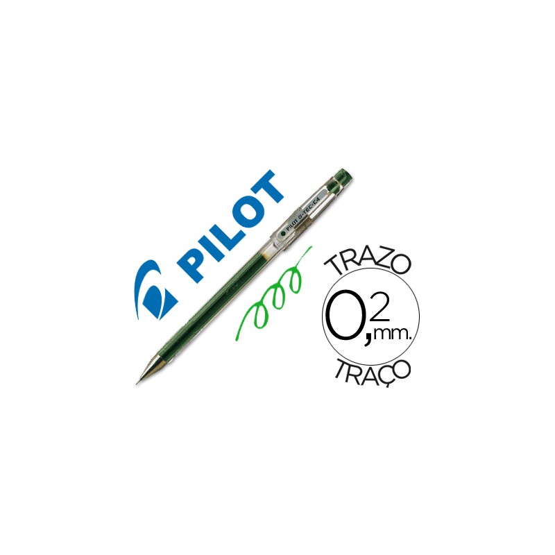 Boligrafo pilot punta aguja g-tec-c4 verde 20895-G-TEC-C4 V