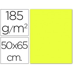 Cartulina guarro amarillo limon 50x65 cm 185 gr 12668-200040220