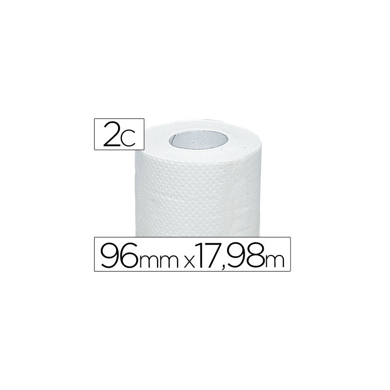 Papel higienico olimpic 2 capas-96,3mm ancho x 17,98m largo