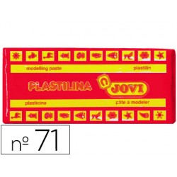 Plastilina jovi 71 rojo -unidad -tamaño mediano 22137-71-05