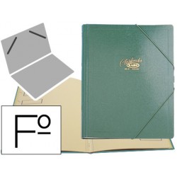 Carpeta clasificador carton compacto saro folio verde -12