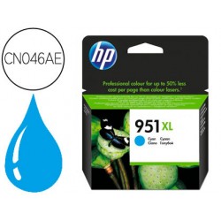 Ink-jet hp 951xl cian cn046ae capacidad 1500 pag