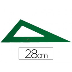 Cartabon faber 28 cm plastico verde 1585-666/28 CM