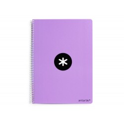 Cuaderno espiral liderpapel a5 antartik tapa dura 80h 100 gr