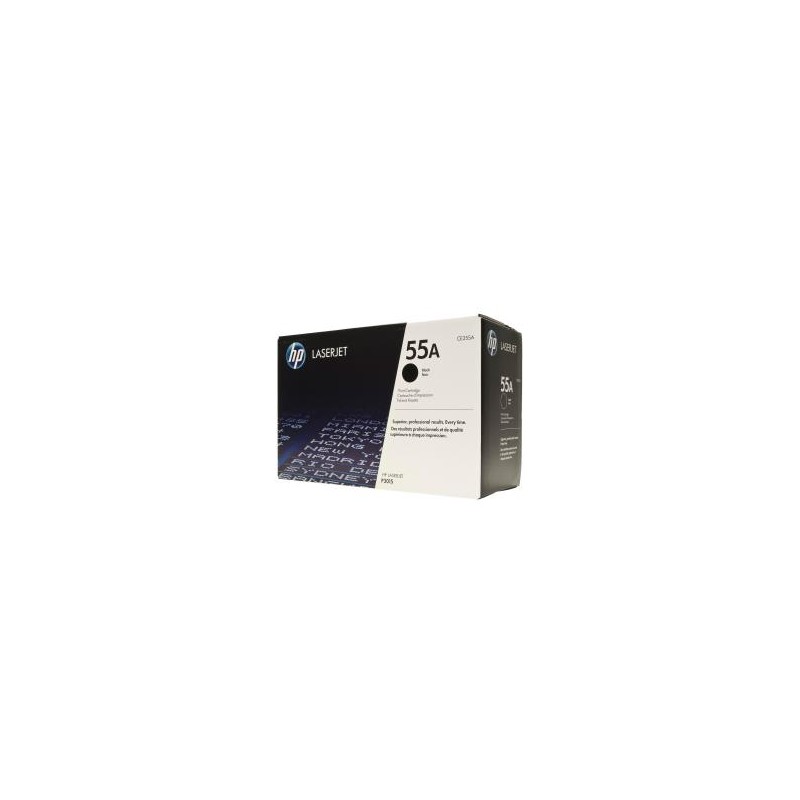 Toner hp 55a negro -6000pag- p3015x 46982-CE255A