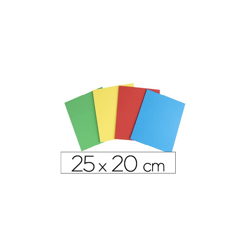 Caucho color plancha 25x20cm -bolsa de cuatro 20504-CC01