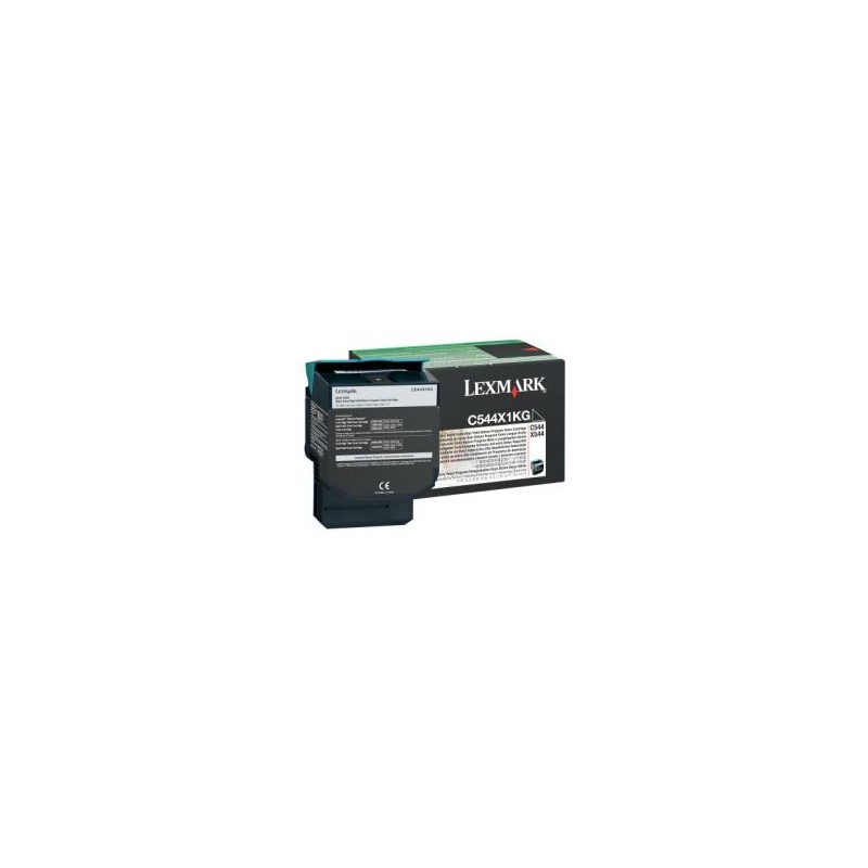 Toner lexmark c544x negro c544 x 544 6000 pag 73704-0C544X1KG