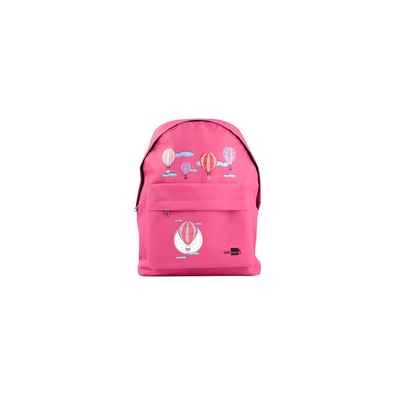 Cartera escolar liderpapel mochila globos color rosa