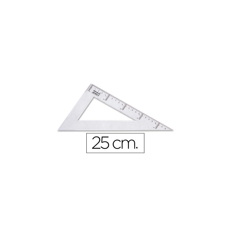 Cartabon liderpapel 25 cm plastico cristal 20434-RN05