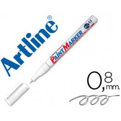 Rotulador artline marcador permanente ek-444 xf blanco -punta