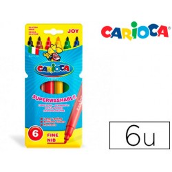 Rotulador carioca joy caja de 6 colores 13329-410508