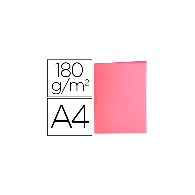 Subcarpeta liderpapel a4 rosa pastel 180g/m2 10424-SC32