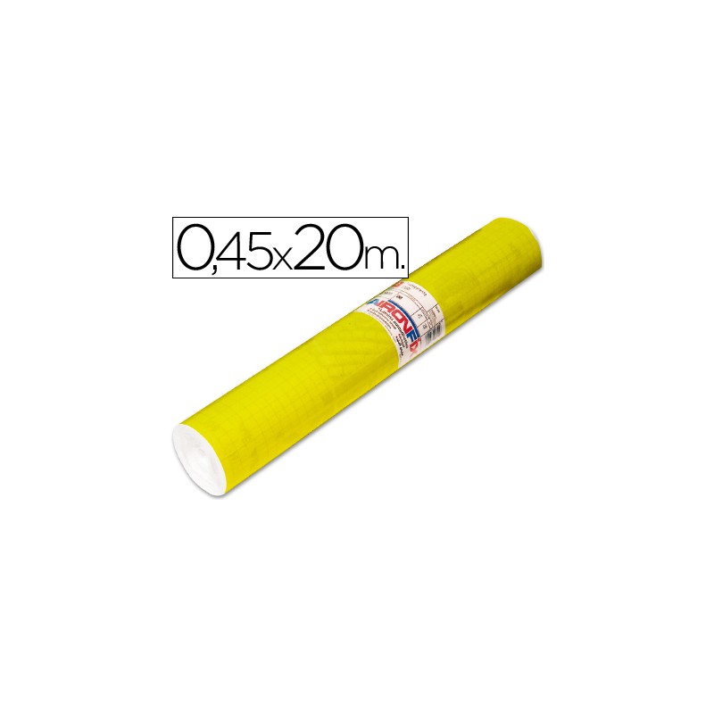 Rollo adhesivo aironfix unicolor amarillo brillo 67007-rollo de