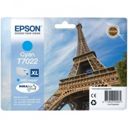 Ink-jet epson stylus t7022 cian xl wp-4000 4500 capacidad 2400