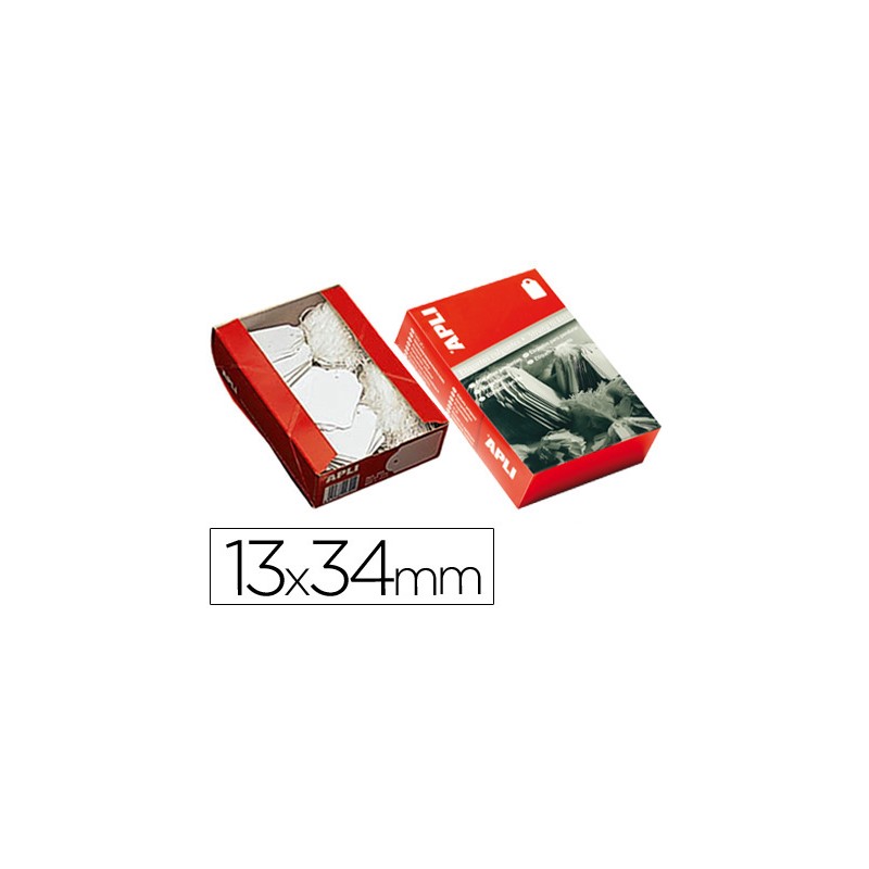 Etiquetas colgantes 386 13 x 34 mm -caja de 1000 3165-386