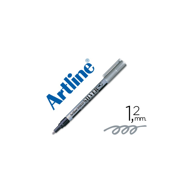 Rotulador artline marcador permanente tinta metalica ek-990