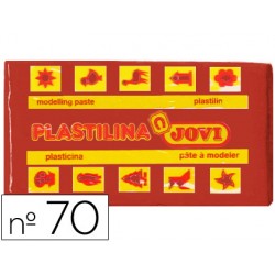 Plastilina jovi 70 marron -unidad -tamaño pequeño 22123-70-09