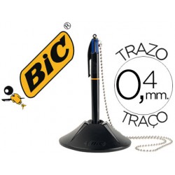 Boligrafo bic cuatro colores con peana 71778-918515