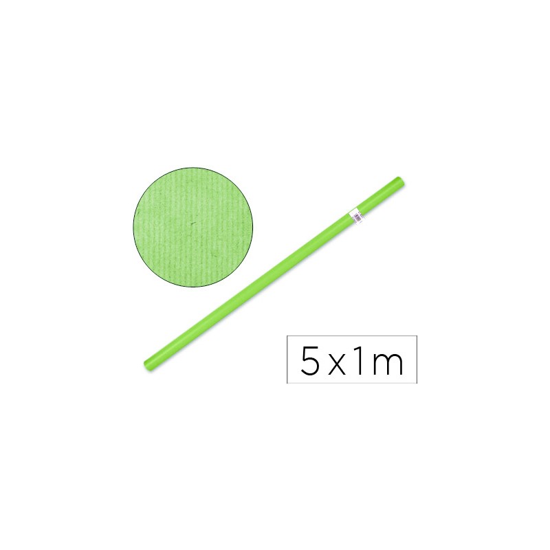 Papel kraft liderpapel verde -rollo 5x1 mt 23304-PK16
